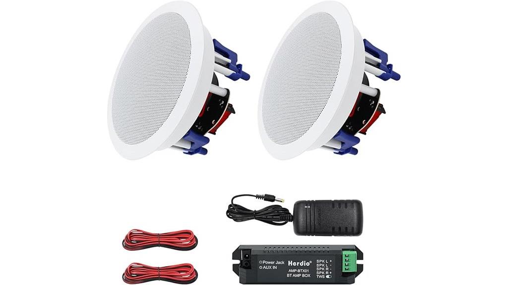 bluetooth ceiling speakers pair
