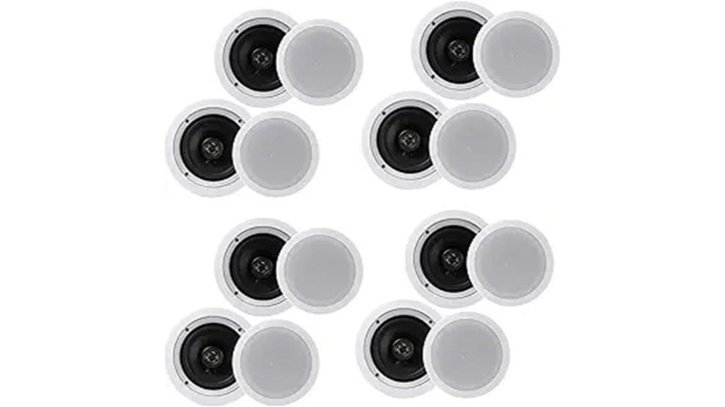 in ceiling wall speakers pair